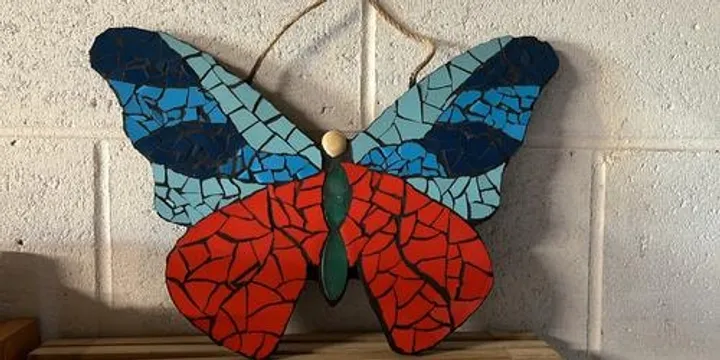 Mosaic butterfly workshop