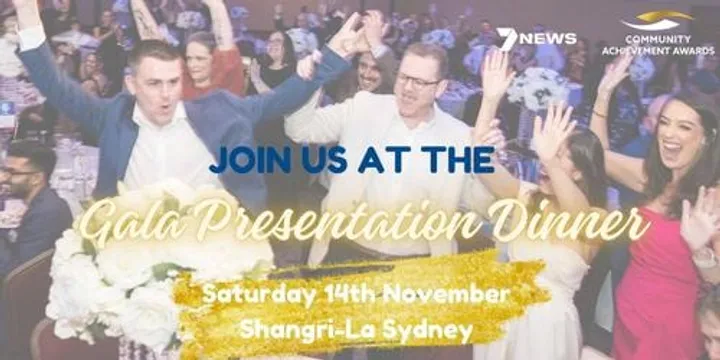 2026 7NEWS NSW & ACT Community Achievement Awards - Gala Presentation Dinner