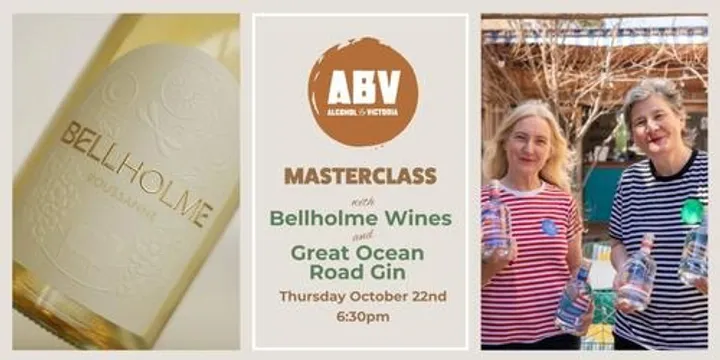 Great Ocean Road Gin x Bellholme Wines Masterclass