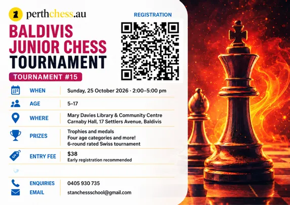 Baldivis  Junior   chess tournament #15
