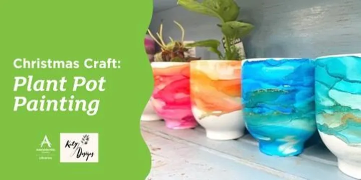 Christmas Craft: Plant Pot Painting