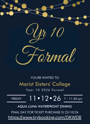 Marist Sisters Woolwich Yr Ten Formal 2026