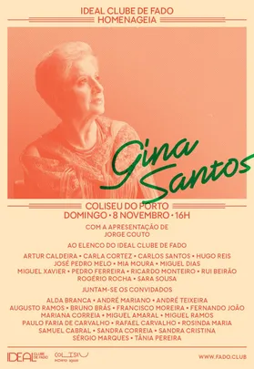HOMENAGEM A GINA SANTOS Concerto de Fado
