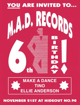 M.A.D Records 6th BIRTHDAY