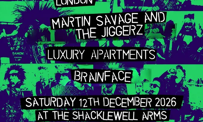 Garageland London – Martin and the Jiggerz,  Luxury Apartments, Brainface