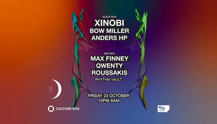 Xinobi / Bow Miller / Anders HP / Rhythm Vault: Max Finney / Qwenty / Roussakis