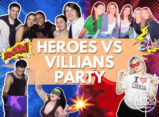 Heroes vs Villains party