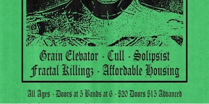 Bog Walker, Grain Elevator, Cull & More @ The Aviary!