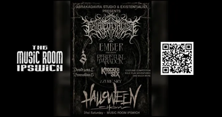 HALLOWEEN MASSACRE 2026 - LIVE AT THE MUSIC ROOM - IPSWICH