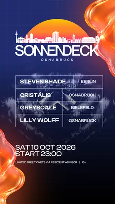 SONNENDECK GROOVE TECHNO /W Steven Shade (Berlin)