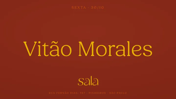 Sala recebe Vitão Morales