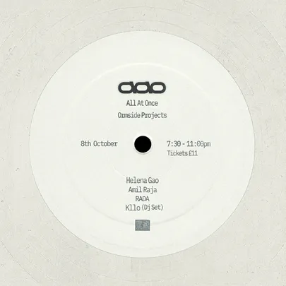 ALL AT ONCE presents Helena Gao