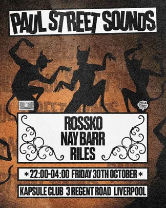 PSS Halloween with Rossko, Nay Barr & Riles