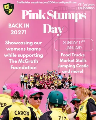 Pink Stumps and Community Market Day 2027