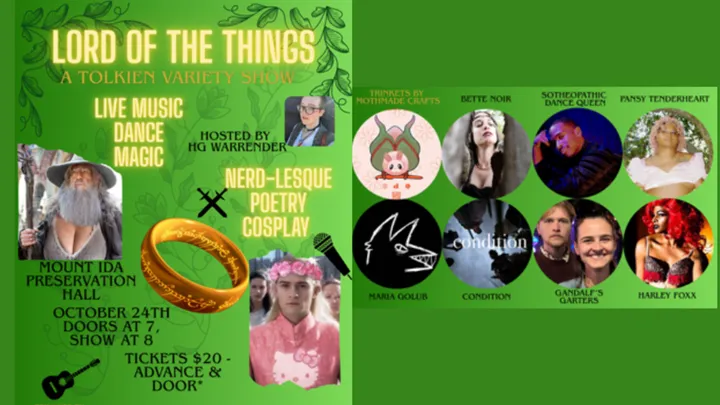 Lord of the Things: A Tolkien Variety Show
