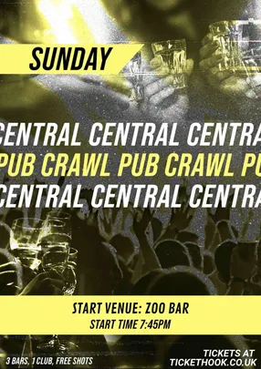 CENTRAL LONDON PUB CRAWL SUNDAY 18TH OCTOBER