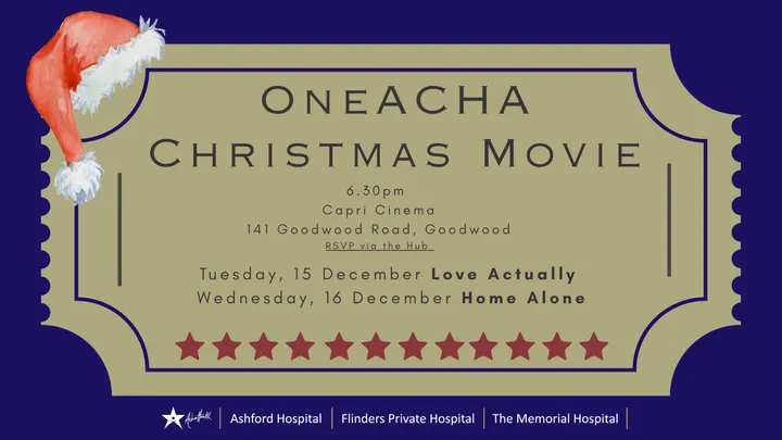 OneACHA Christmas Movie - Home Alone (PG)