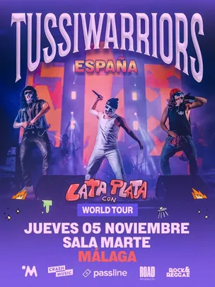 CONCIERTO TUSSIWARRIORS - MÁLAGA - SALA MARTE - JUEVES 5 DE NOVIEMBRE