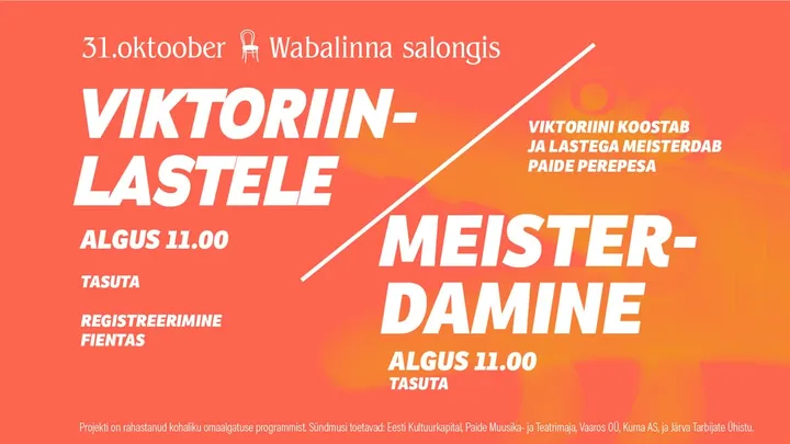 Viktoriin lastele Wabalinna salongis