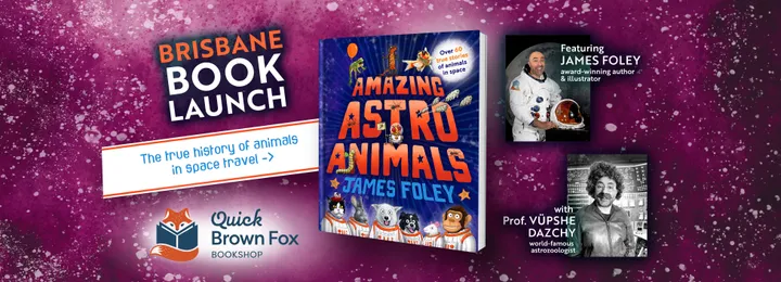 Brisbane Book Launch of Amazing Asrto Animals by James Foley