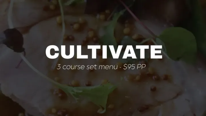 Cultivate by Lazy River Estate- Friday 27th November
