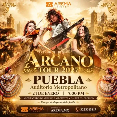 Arcano Tour 2027 en Puebla