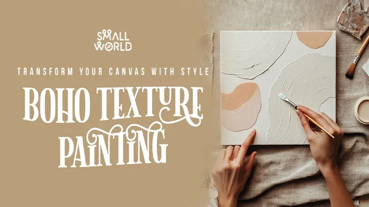 Boho Texture Painting