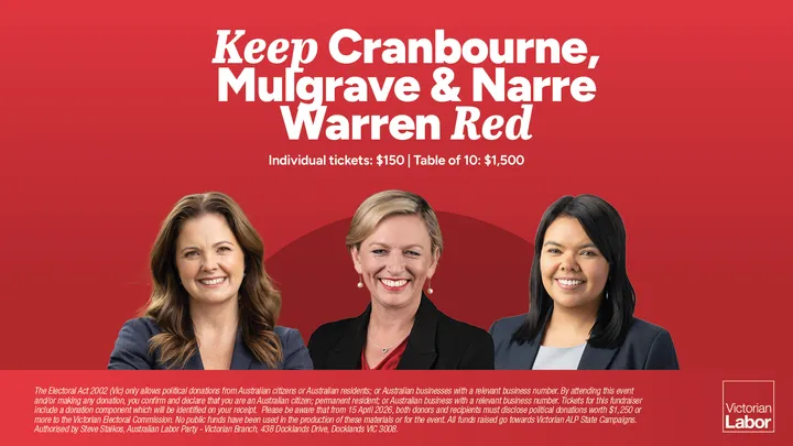 Keep Cranbourne, Mulgrave and Narre Warren North Red