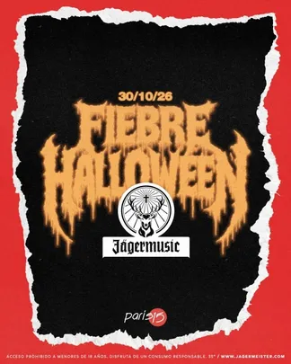 FIEBRE HALLOWEEN XL: PEDRO LADROGA, ... EN PARIS 15 30/10