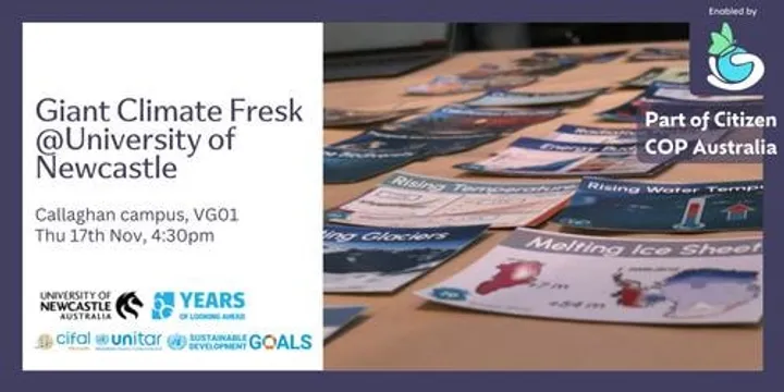 Giant Climate Fresk @University of Newcastle - Citizen COP 2026