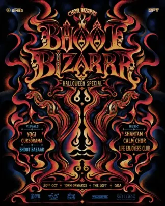 BHOOT BIZARRE: SHANTAM, CALM CHOR, LIFE ENJOYERS CLUB, VISUALS: YOGI X CURSORAMA