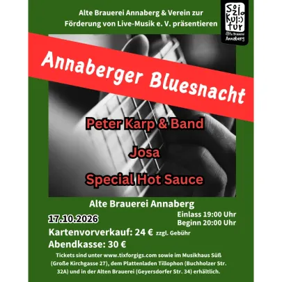 ANNABERGER BLUESNACHT 2026 Blues