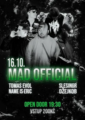 MAD OFFICIAL V POLDOFCE! + SPECIAL GUESTS
