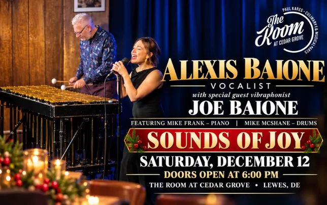 Alexis Baione - "Sounds of Joy" and Special Guest Vibraphonist Joe Baione
