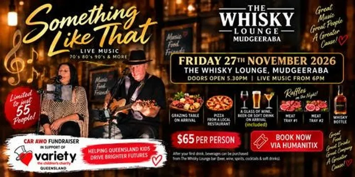 Car AW0 presents Something Like That - A night for Variety
