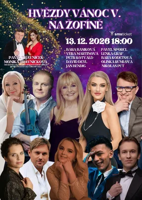 Hvězdy Vánoc V. na Žofíně vánoční galakoncert