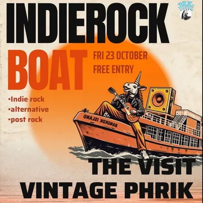 Indie rock boat 23 oct