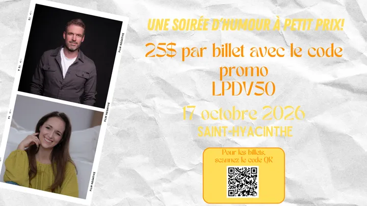 Pierre-Luc Pomerleau Spectacle d'humour