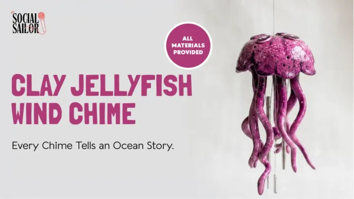 Clay Jellyfish Wind Chime - Mumbai