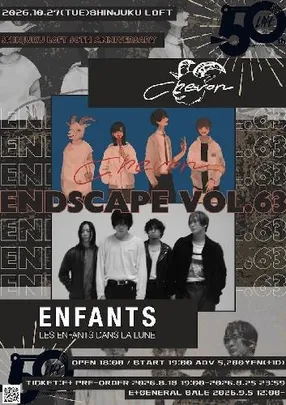 SHINJUKU LOFT 50th ANNIVERSARY『ENDSCAPE vol.63』