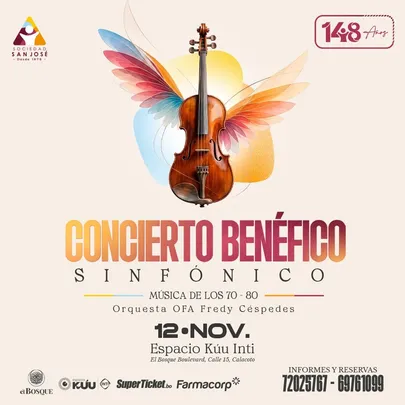 Concierto Benéfico Sinfónico Música de los 70 - 80