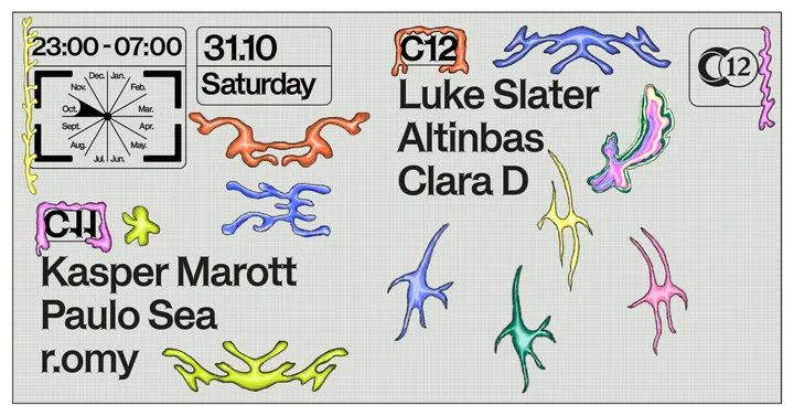 C12 Halloween with Luke Slater, Kasper Marott, Clara D, Paulo Sea