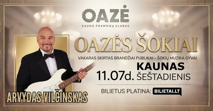 OAZĖS ŠOKIAI su ARVYDU VILČINSKU | Kauno OAZĖ