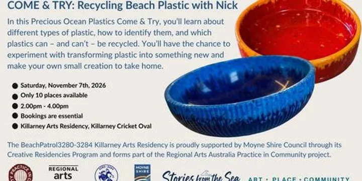 COME & TRY: Recycling Beach Plastic with Nick from Precious Oceans Plastics
