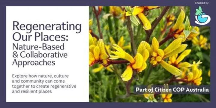 Regenerating Our Places: Nature-Based and Collaborative Approaches Sydney - Citizen COP 2026