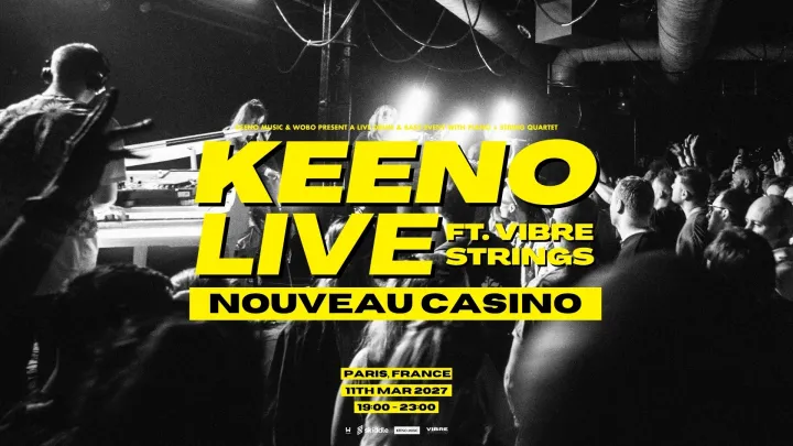 Keeno LIVE ft. Vibre Strings [INTERNATIONAL DEBUT]