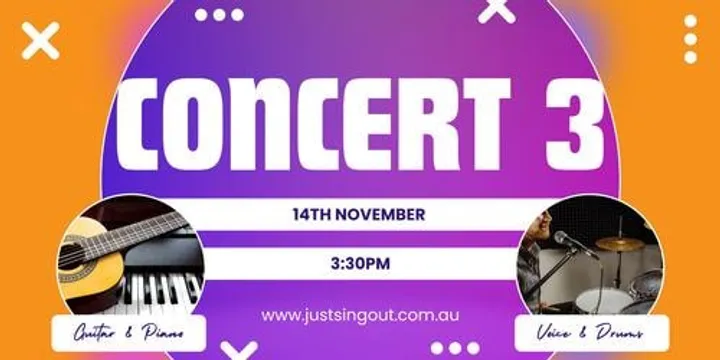 CONCERT 3 - 3:30PM Just Sing Out