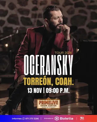 EDGAR OCERANSKY EN TORREÓN 13NOV