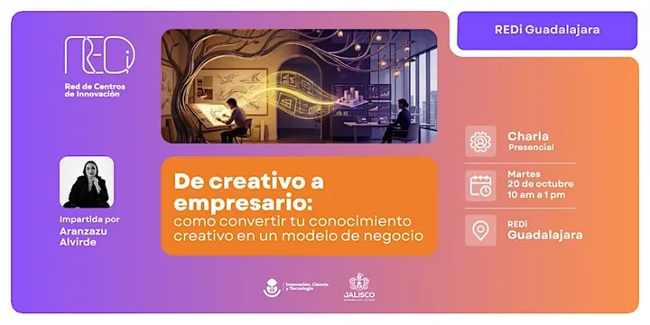De creativo a empresario: convertir tu conocimiento creativo en un negocio