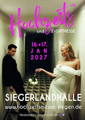 Hochzeits- und Eventmesse SIEGEN - Eure Liebe. Euer Stil. Eure Messe.